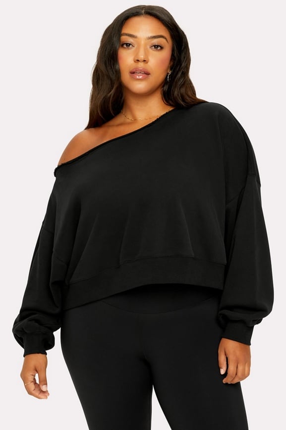 Everyday Off-The-Shoulder Sweatshirt