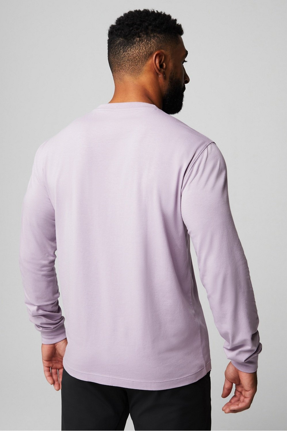 Fabletics Jess Long Sleeve T-Shirt Light Grey Size 2X