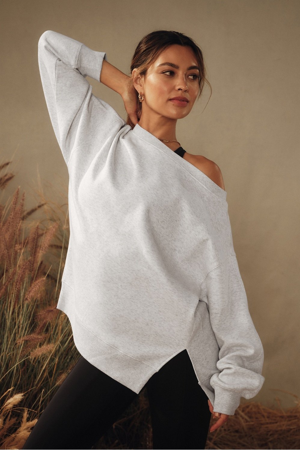 Qleicom Fall Fashion Sweatshirts for Women Oversized Fleece