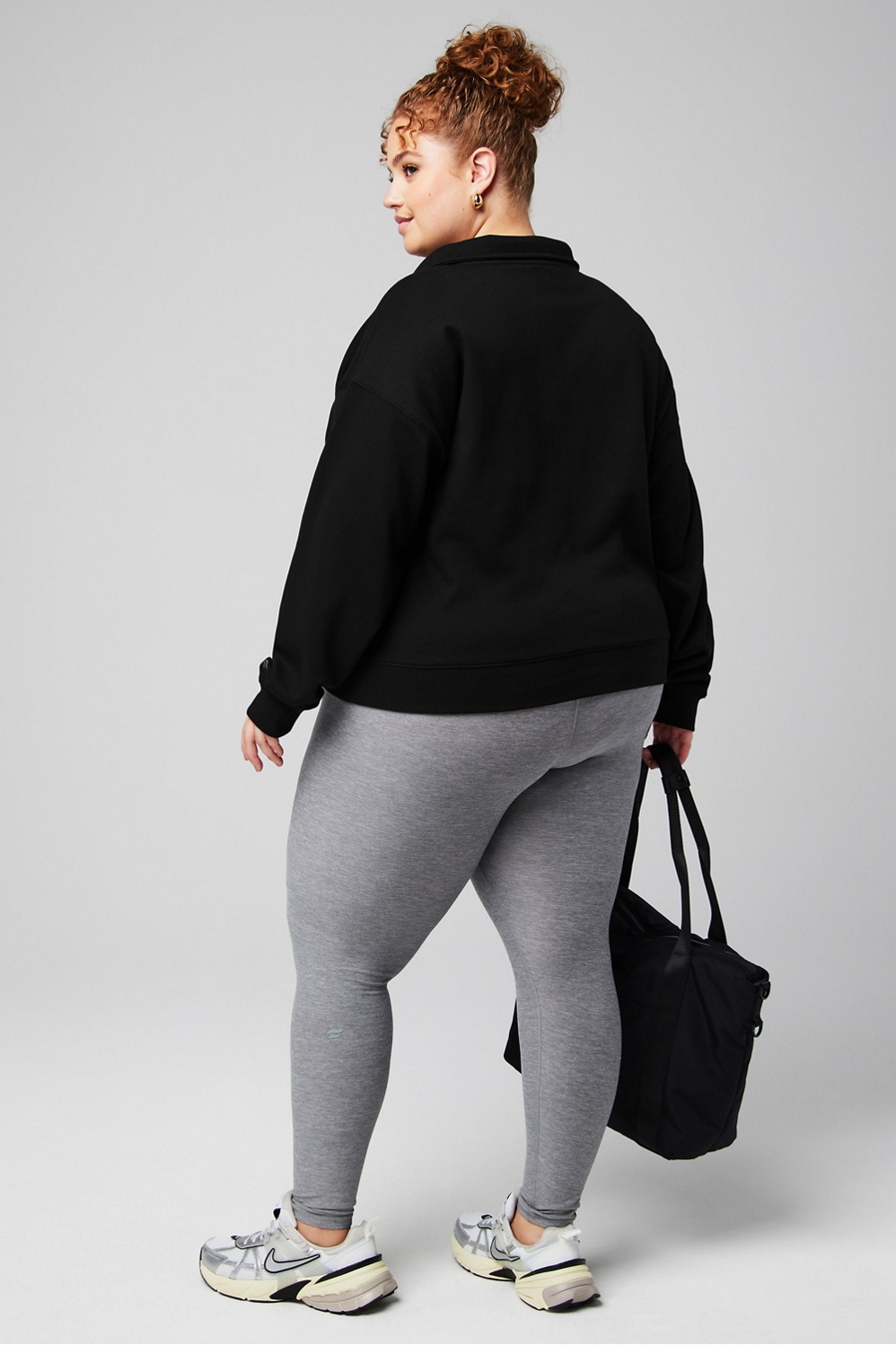 Cozy Fleece Half Zip Sweatshirt - Fabletics