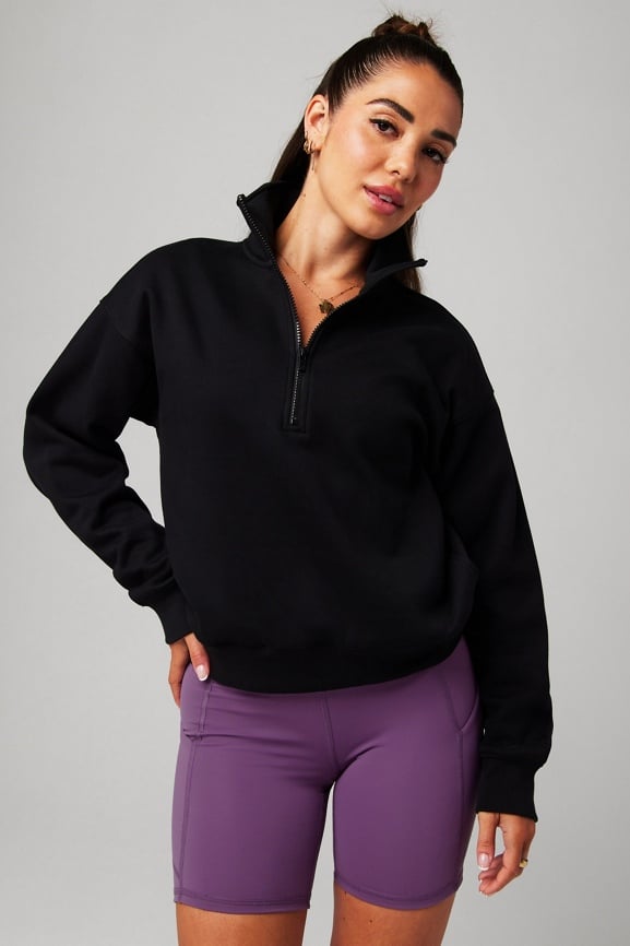 Cozy half zip sweater sale