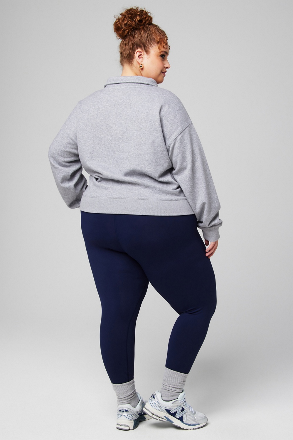 Cozy Fleece Half Zip Sweatshirt - Fabletics