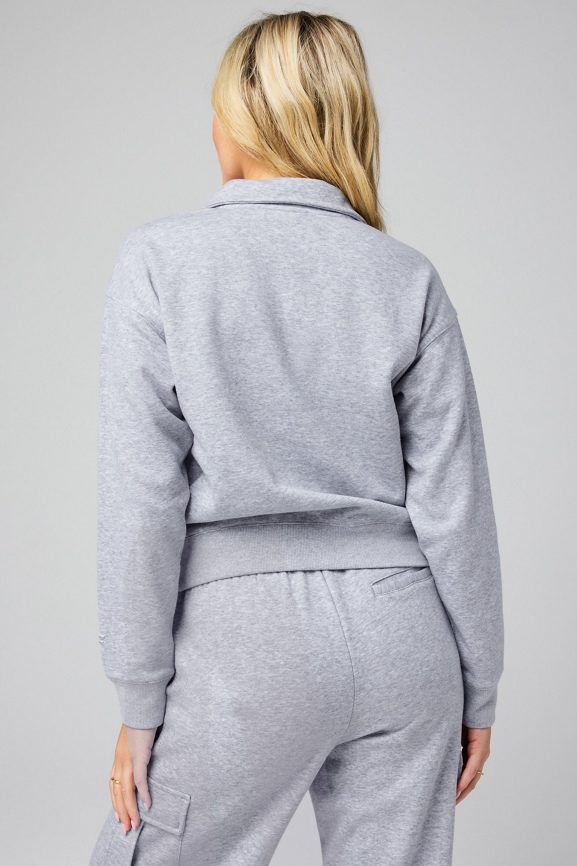 Cozy Fleece Half Zip Sweatshirt