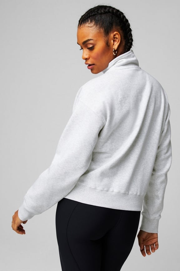Cozy Fleece Half Zip Sweatshirt - Fabletics