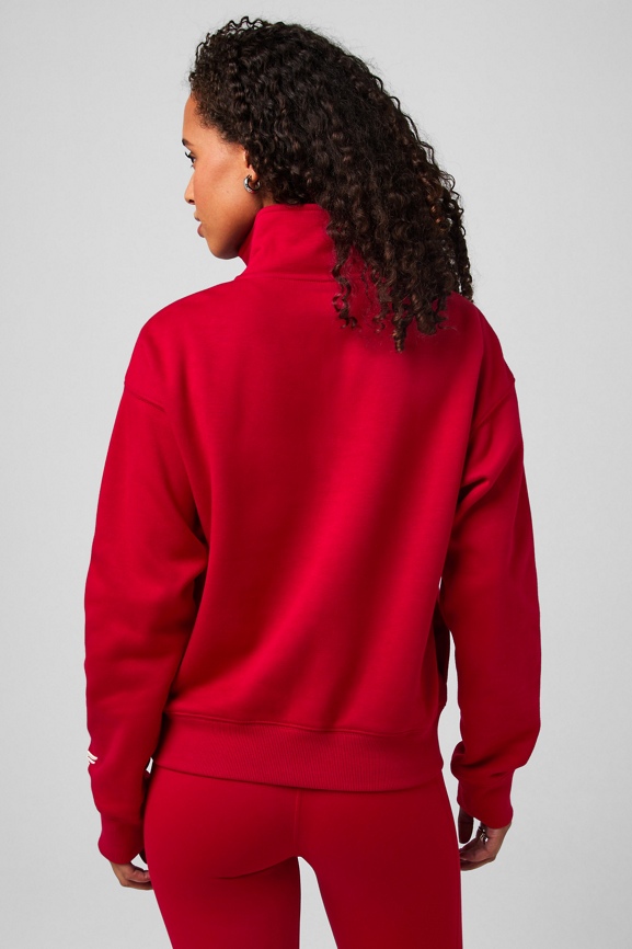 Cozy Fleece Half Zip Sweatshirt