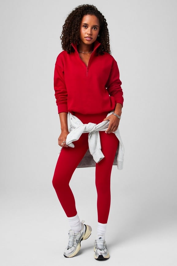 Cozy Fleece Half Zip Sweatshirt