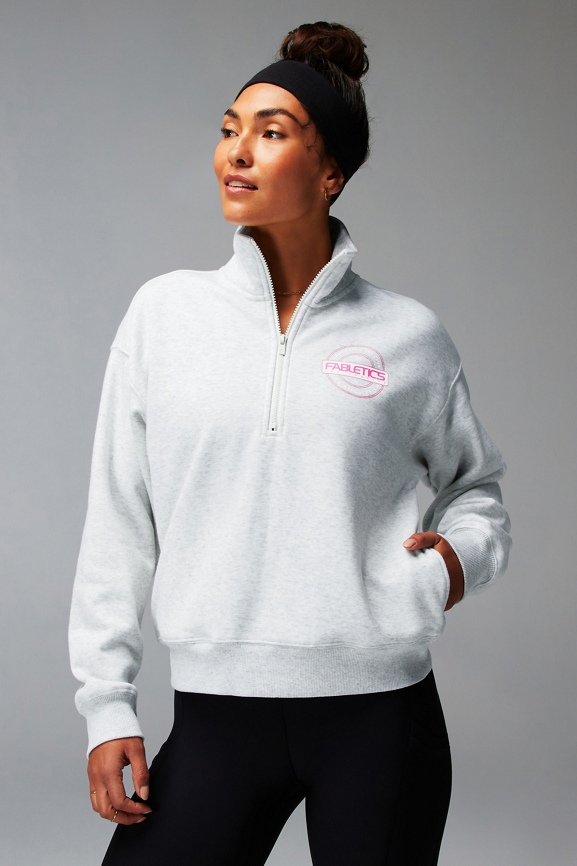 Cozy quarter zip discount sweatshirt