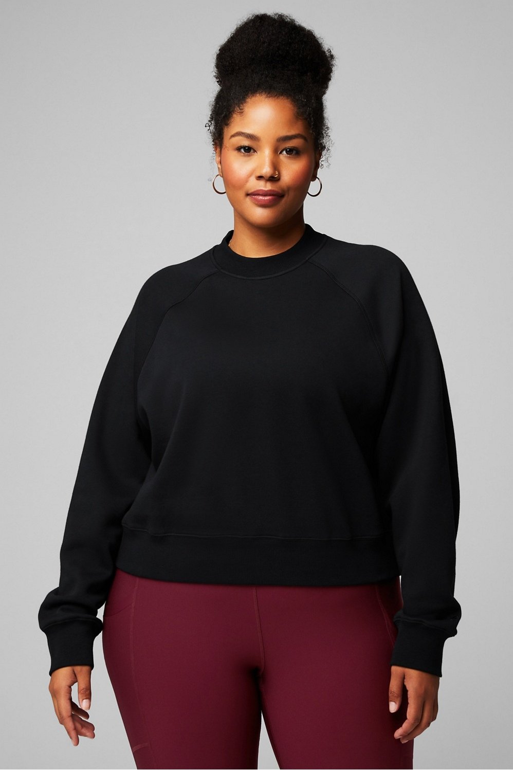 Cozy Fleece Raglan Sweatshirt