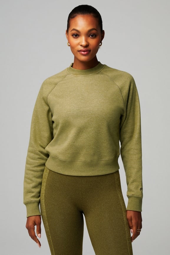 Cosy Fleece Raglan Sweatshirt