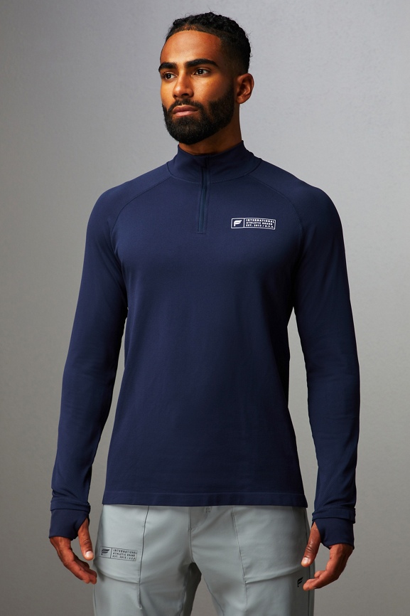  Fabletics Men's The Training Day 1/4 Zip, Training