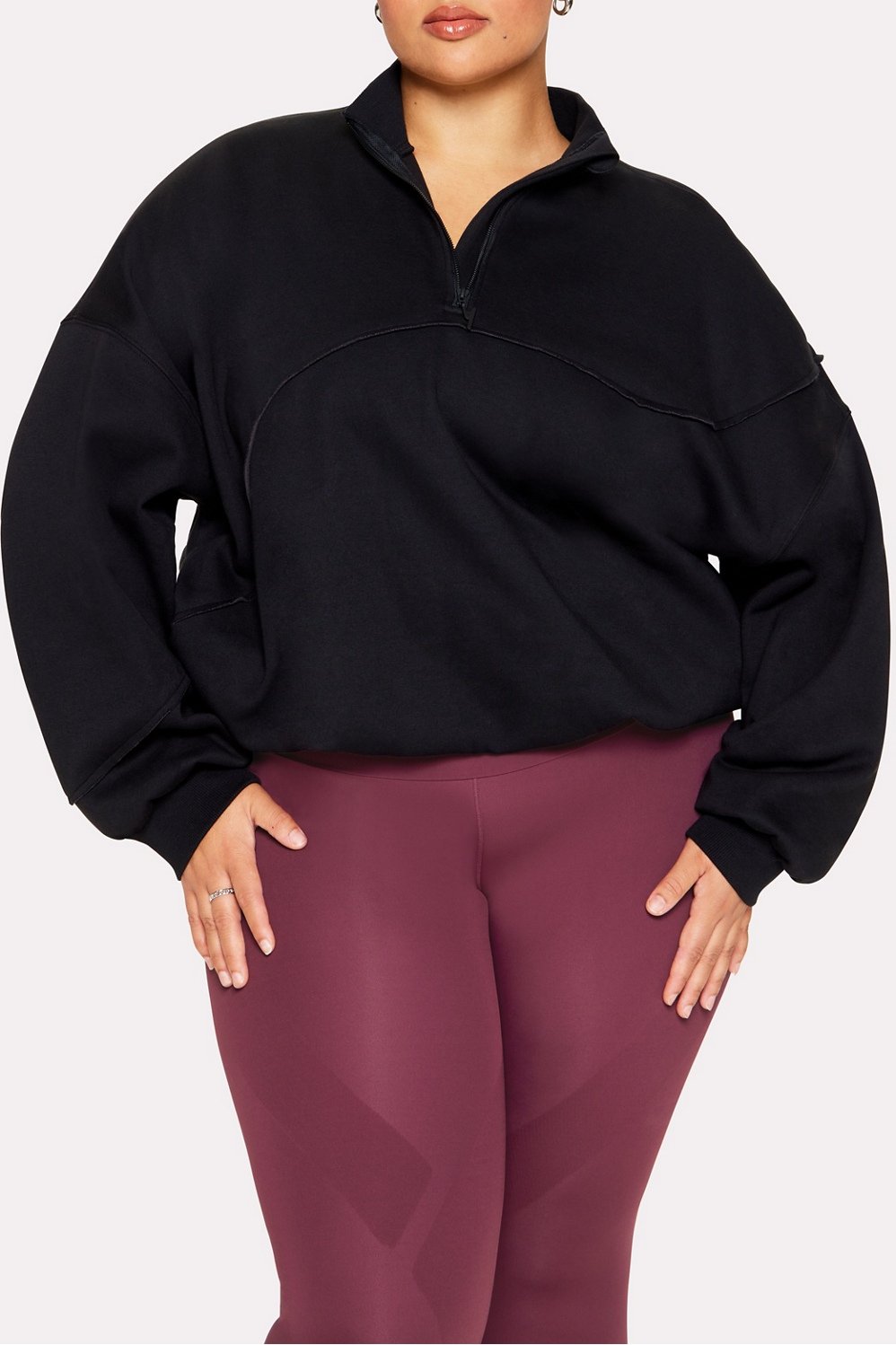 Major Label Half Zip Sweatshirt