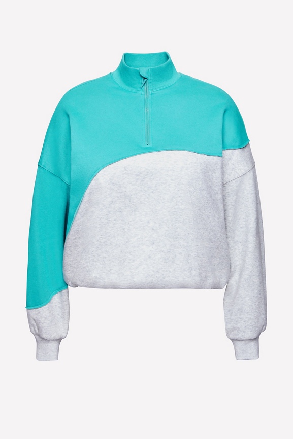 Major Label Half Zip Sweatshirt
