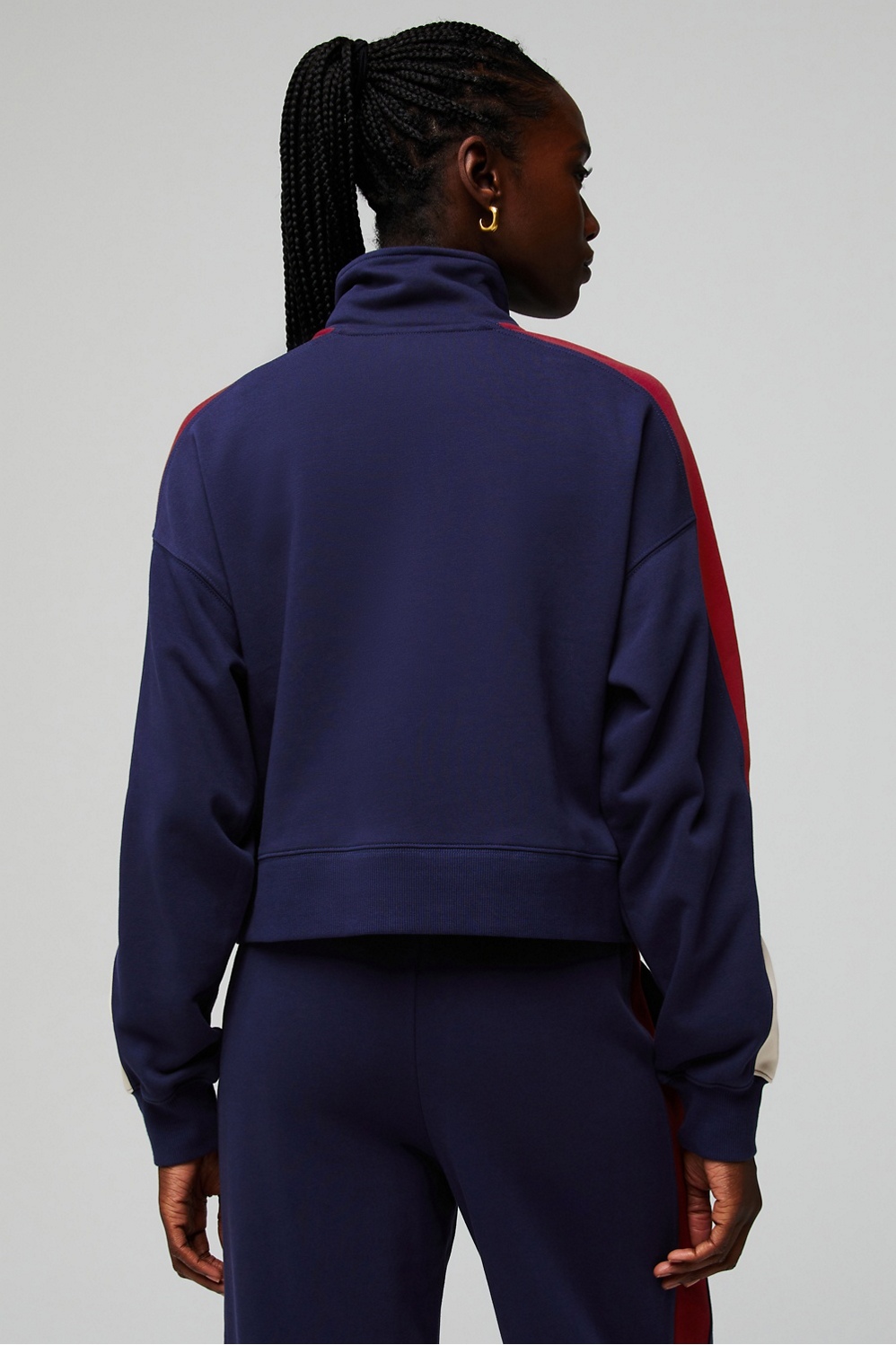 【HI FI FNK】Terry Zip Sweatshirt Year Round Terry Half Zip Sweatshirt - Fabletics