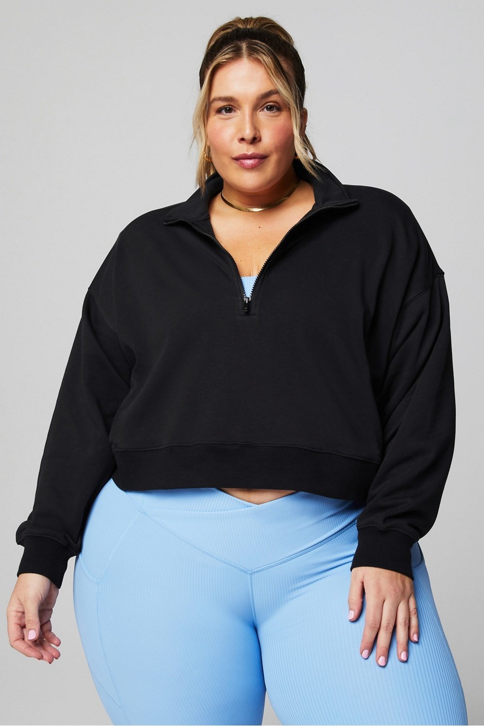 Year Round Terry Half Zip Sweatshirt