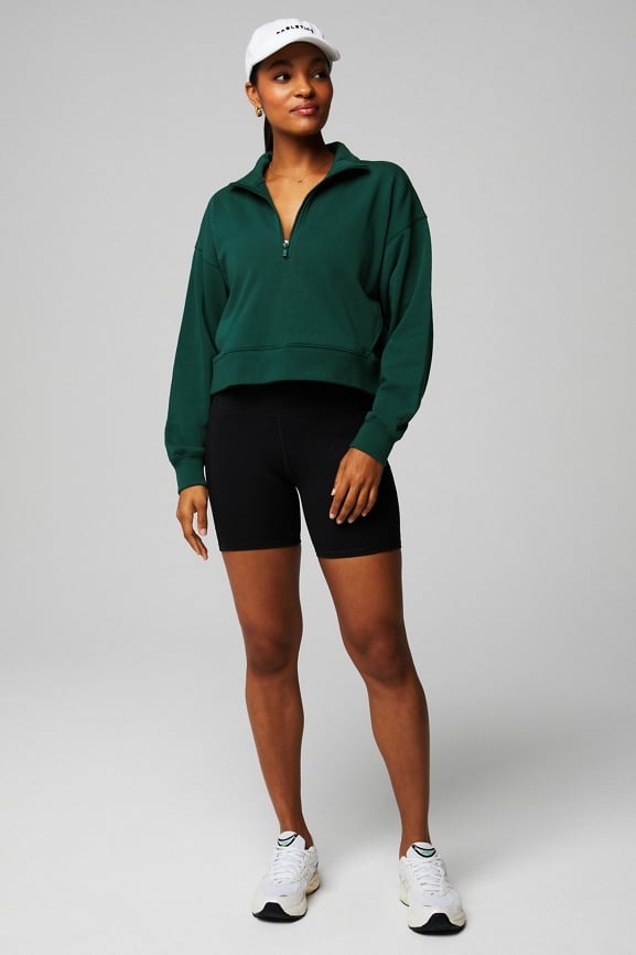 Year Round Terry Half Zip Sweatshirt