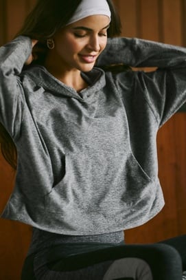 Cloud Jersey Cropped Hoodie - Fabletics
