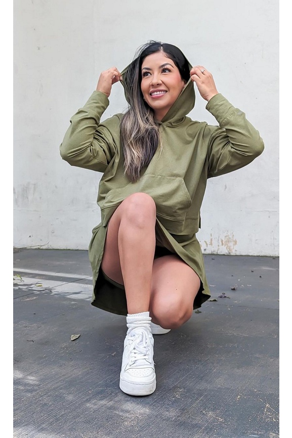 Cloud Jersey Cropped Hoodie - Yitty