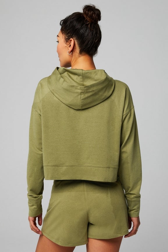 Fabletics clearance cropped hoodie