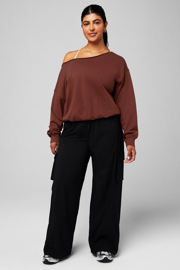 Year Round Terry Off Shoulder Sweatshirt - Fabletics