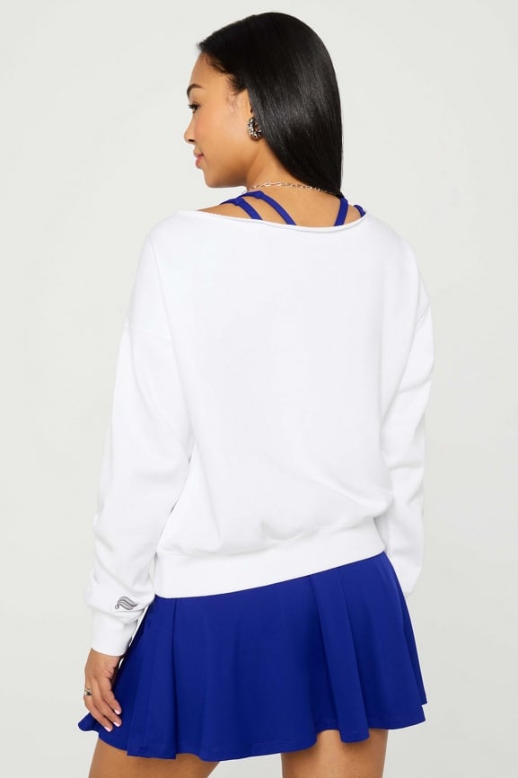 Terry Off Shoulder Top/Skort Set
