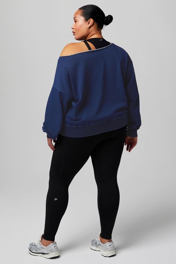 Terry Off Shoulder Sweatshirt - Fabletics