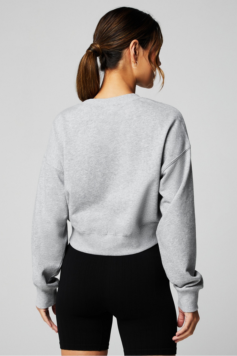 Year Round Terry Cropped Sweatshirt - Yitty