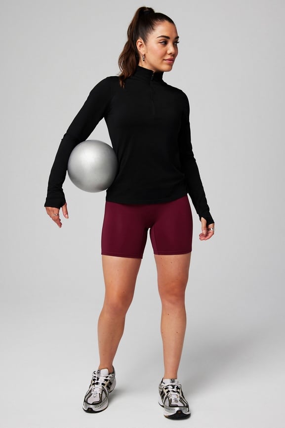 Top con cremallera Feather Tech+