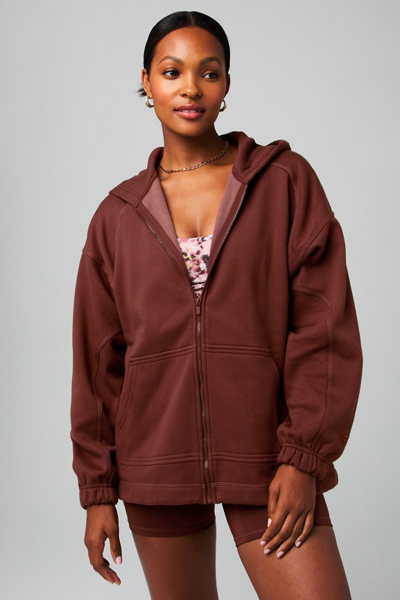 Oversized Sweatshirt Plus Size Zip Up Hoodies For Women 150kg Plus