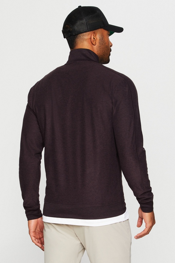 【KOOLOSET】Quilting Layer Hooded Padding The Cloud Jersey Quarter Zip - Yitty