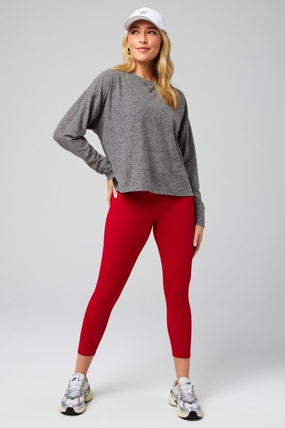 Cloud Jersey Boxy Long-Sleeve Top - Fabletics