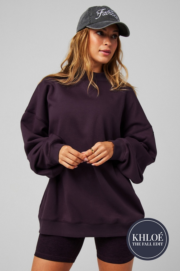 Fashion comfy oversized sweatshirt