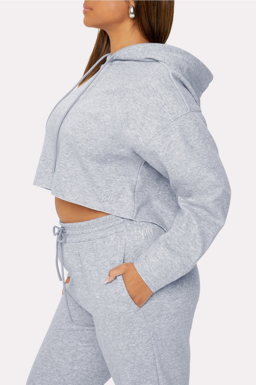 Cozy Fleece Everyday Cropped Hoodie