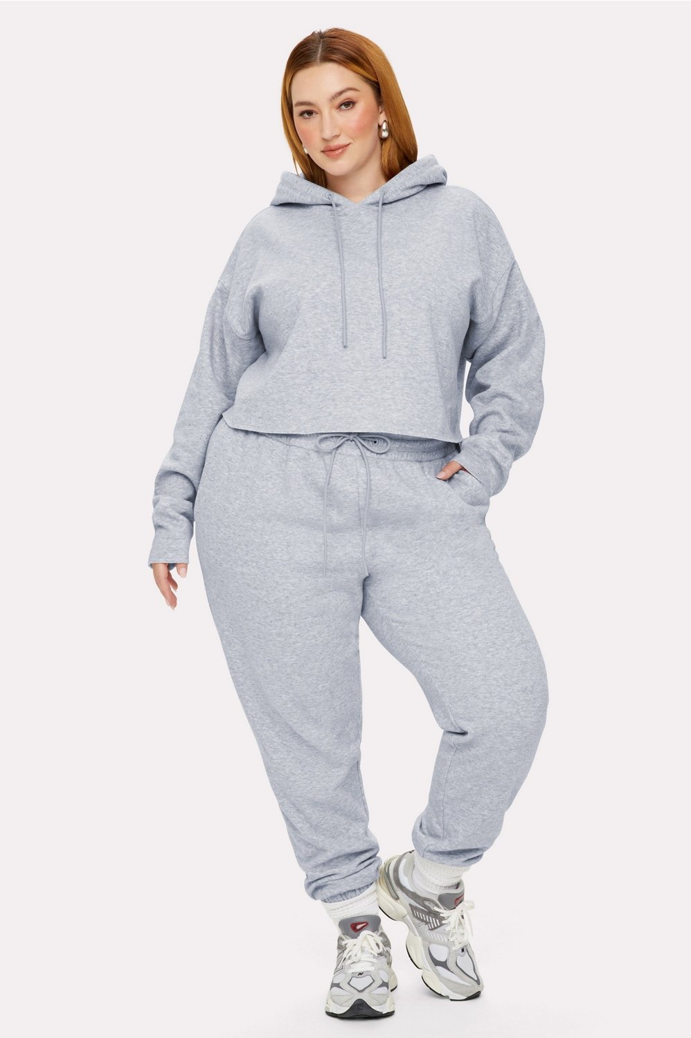 Cozy Fleece Everyday Cropped Hoodie