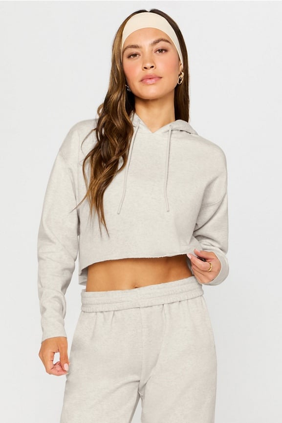 Cozy Fleece Everyday Cropped Hoodie