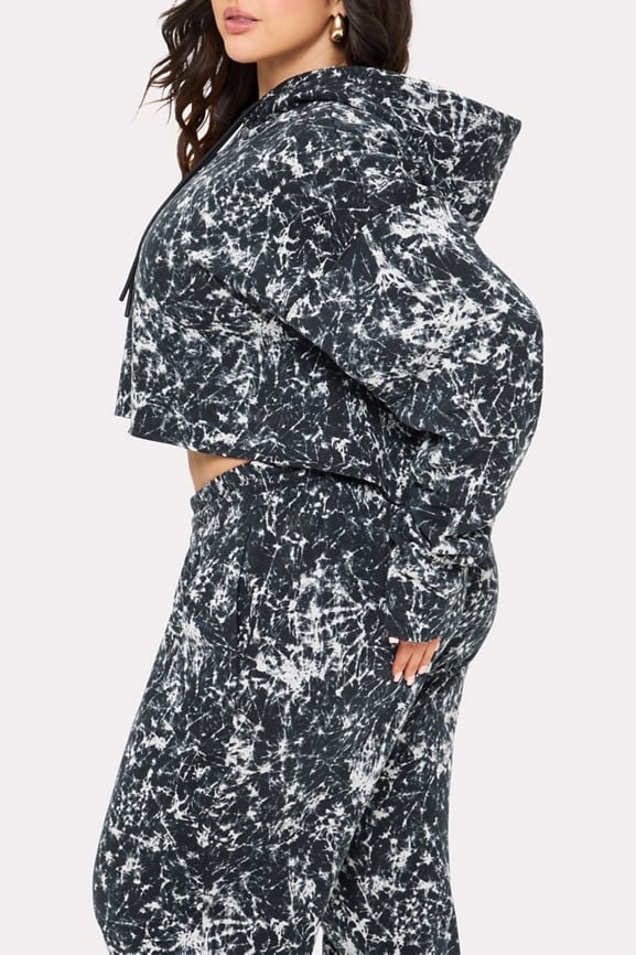 Cozy Fleece Everyday Cropped Hoodie