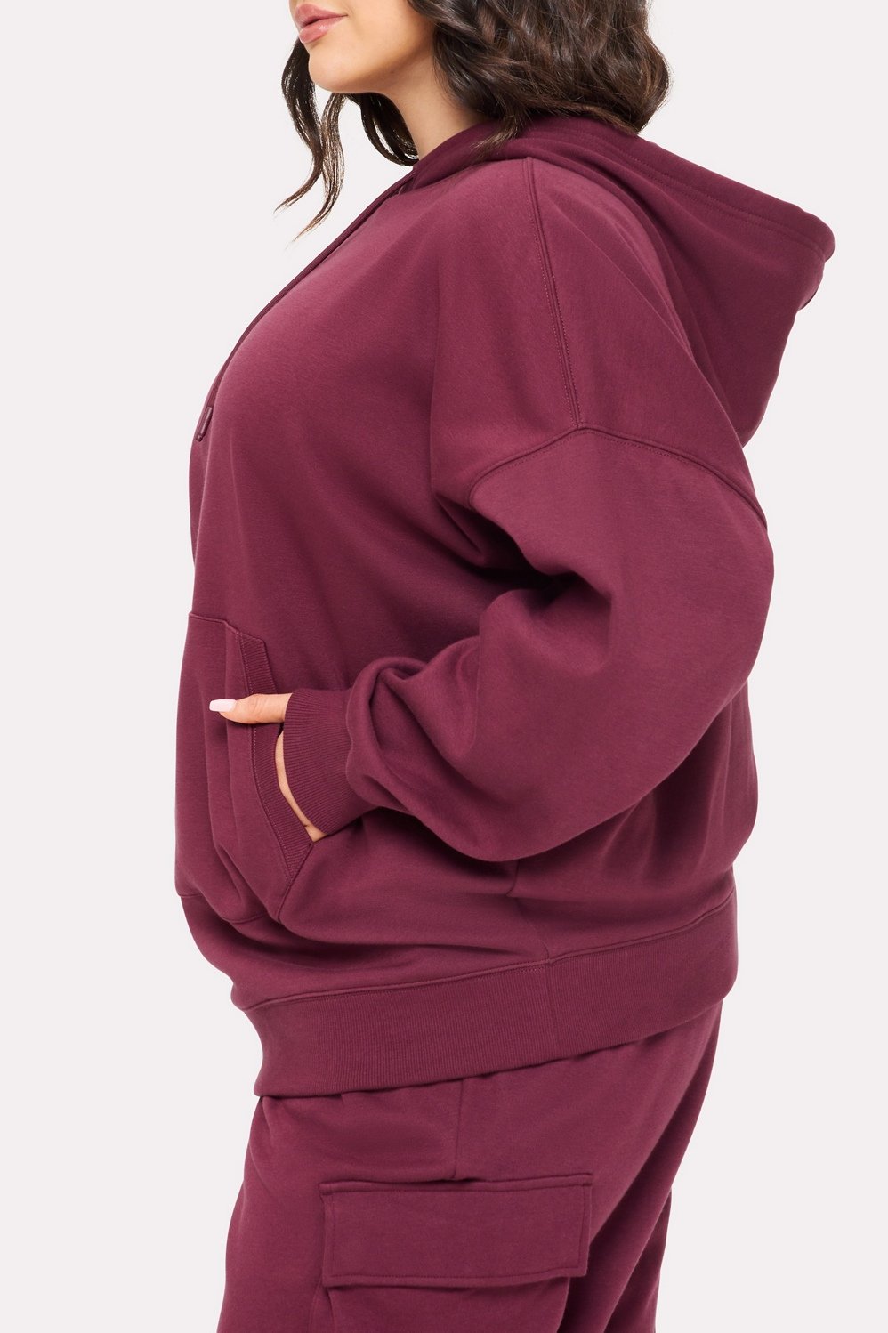 Cozy Fleece Slouchy Hoodie