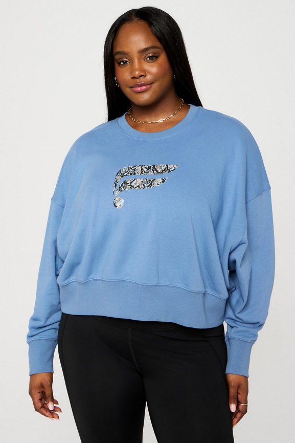 Year Round Terry Crew Neck Sweatshirt