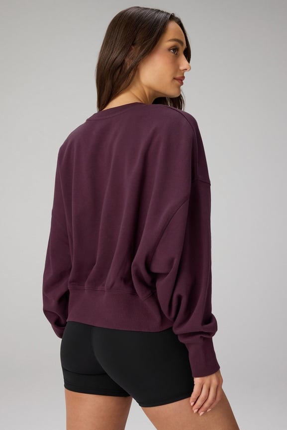 Year Round Terry Crew Neck Sweatshirt
