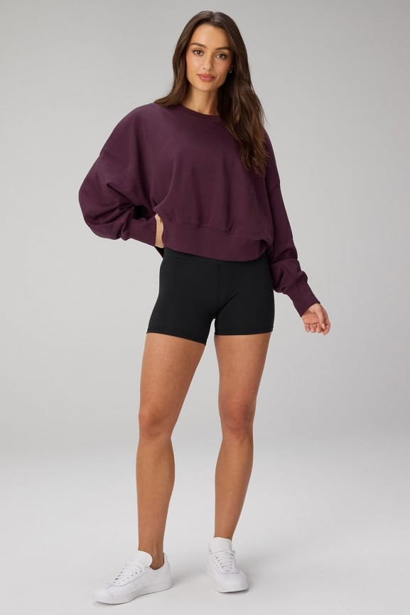 Year Round Terry Crew Neck Sweatshirt