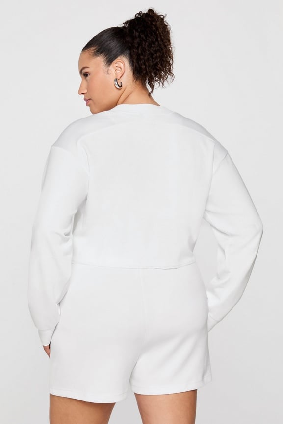 So Sleek Modal Cropped Sweatshirt