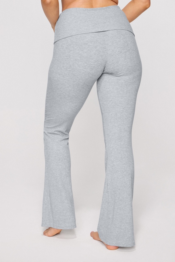 Soft Rib Foldover Pant