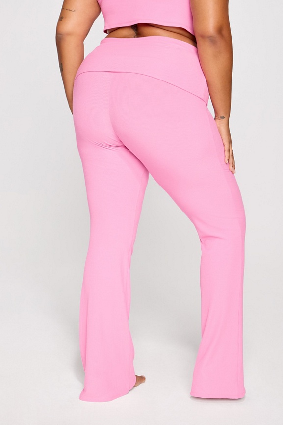 Soft Rib Foldover Pant