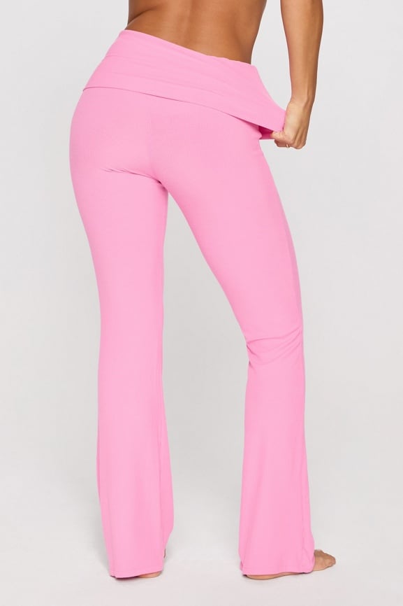 Soft Rib Foldover Pant
