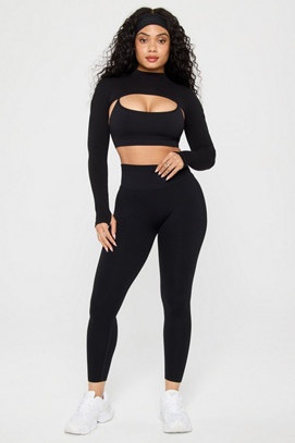 Sheer Rib Shrug - Fabletics Canada