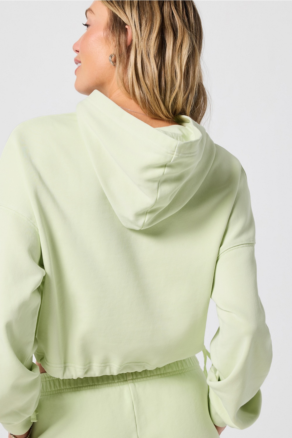 Year Round Terry Luxe Cropped Hoodie