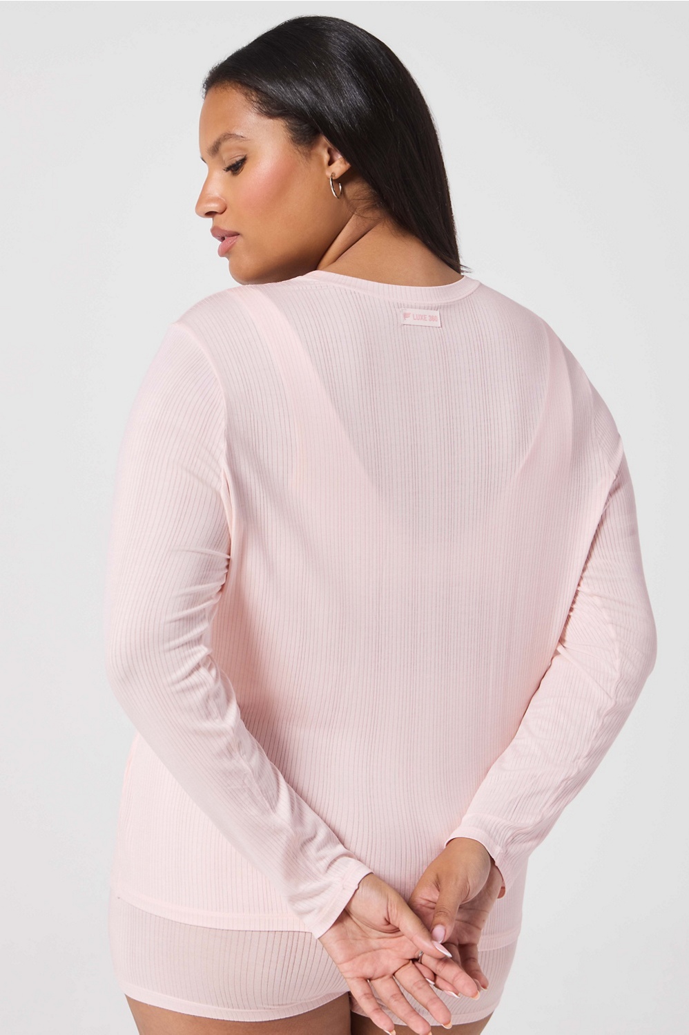 Luxe360 Rib Long-Sleeve Top