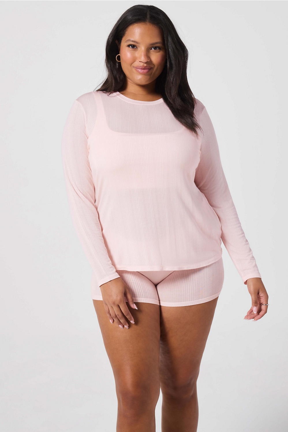 Luxe360 Rib Long-Sleeve Top