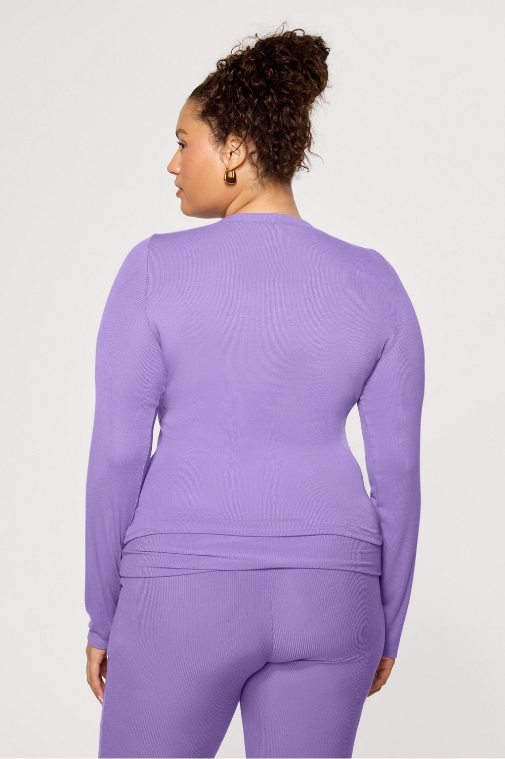Soft Rib Long Sleeve Henley