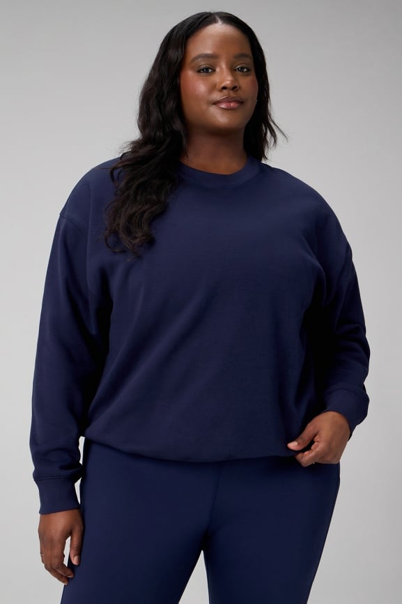 Cozy Fleece Oversized Full-Zip Hoodie - Fabletics