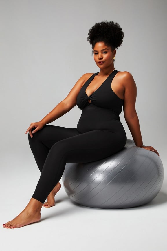 Replying to @nadicale @fabletics ! The Twist Front Oasis Onesie 7